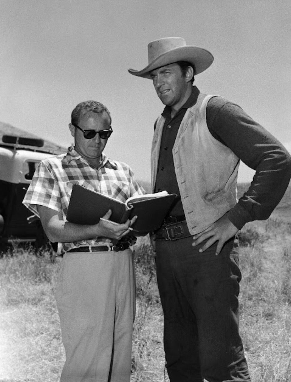 Going over the script